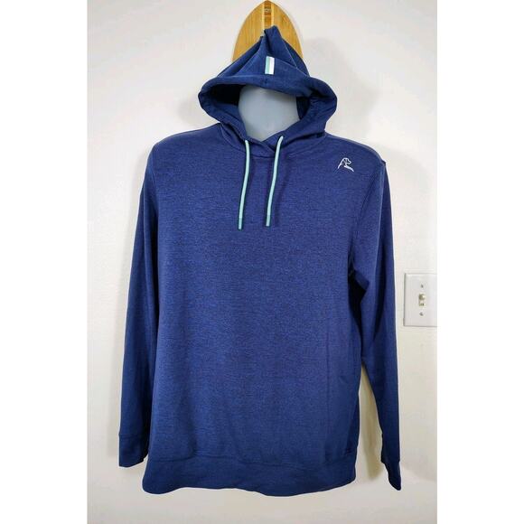 Rhoback Other - Rhoback Hesi Performance Hoodie Mens S Blue Pullover Top Stretch Long Sleeve